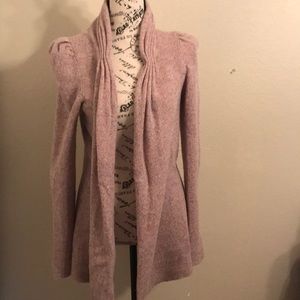 Anthropologie purple cardigan; size S